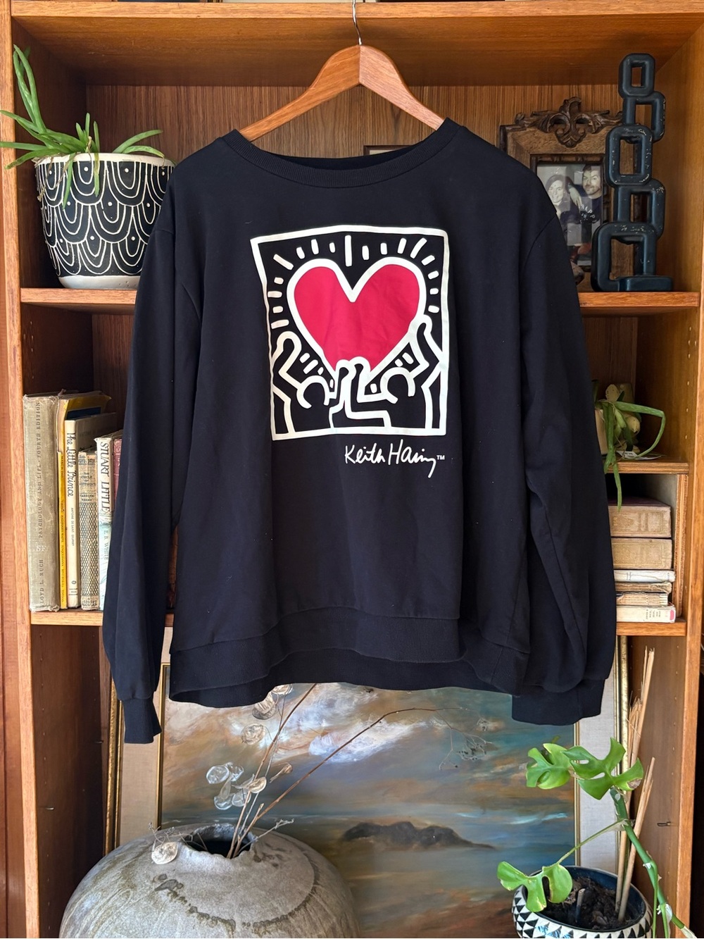 Keith Haring Art CrewNeck Sweater XXL